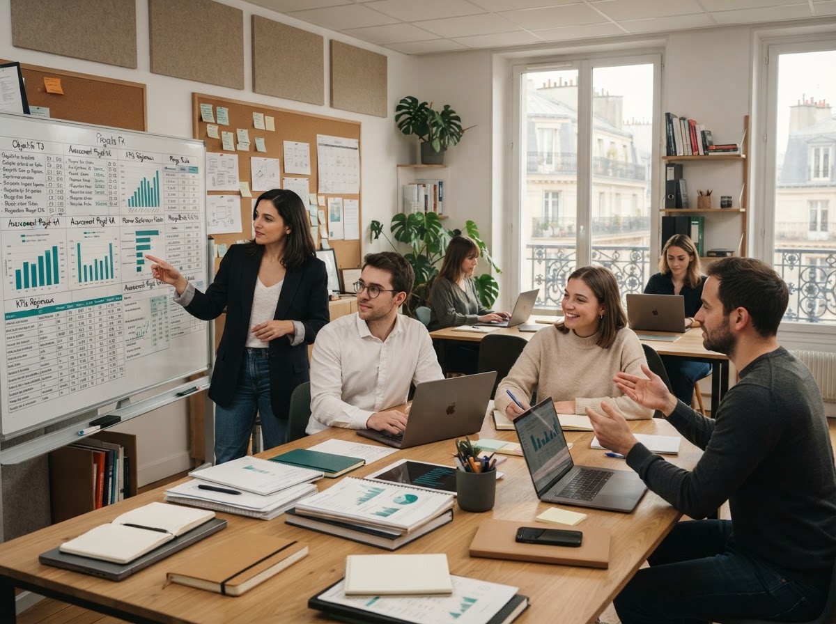 Sitedoro, équipe technique analysant des données de marché sur plusieurs écrans